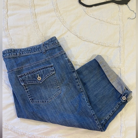 Plus B.U.M Equipment Denim Capris Size 22 - Picture 4 of 7